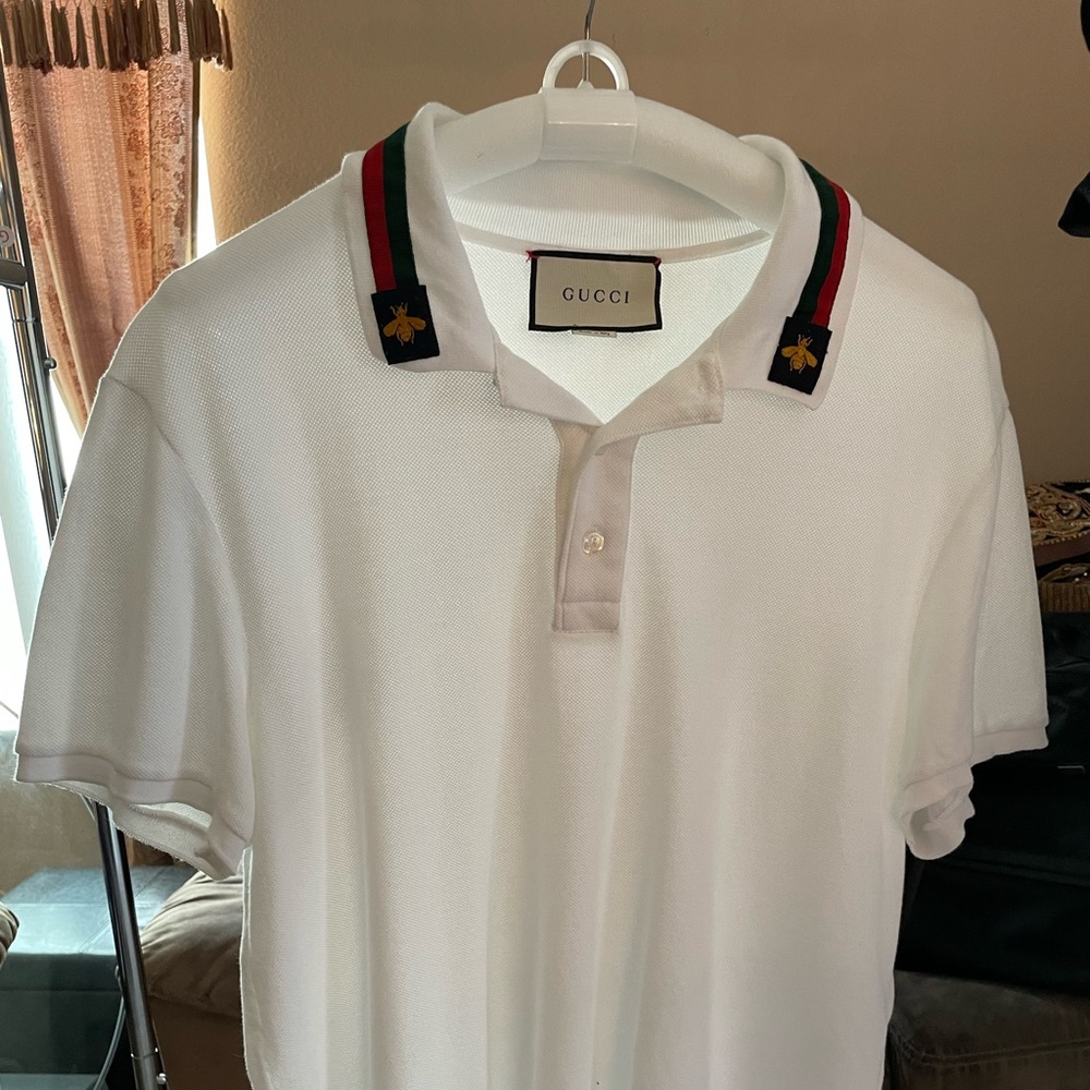GUCCI - Cotton Piquet Polo XXL mens
